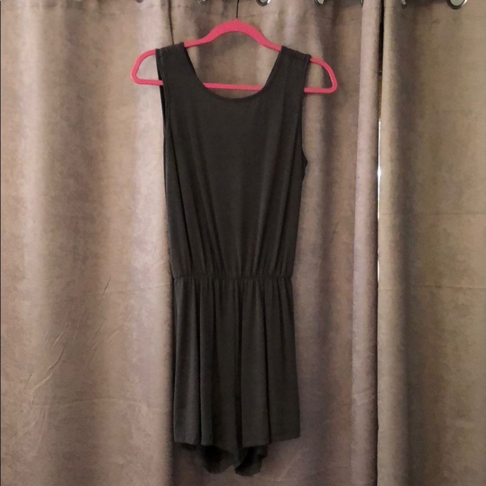 Gray romper